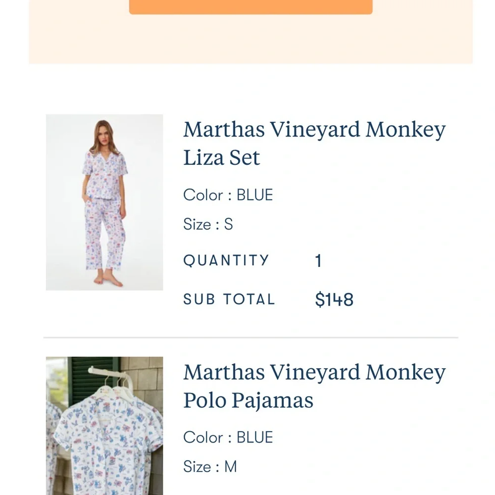 Roller Rabbit Marthas Vineyard Monkey Liza Set - Picture 8 of 8